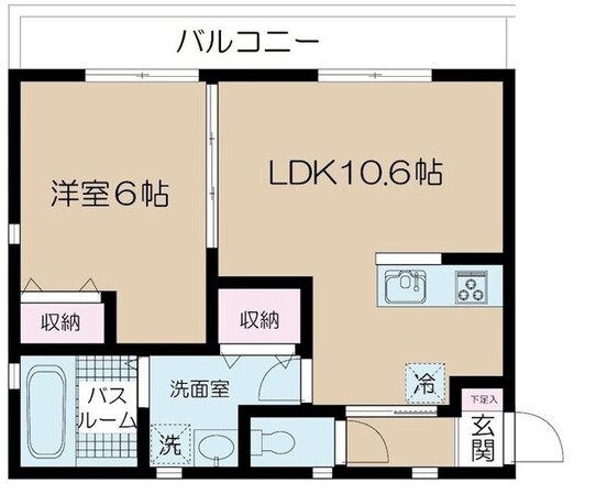 NSGATE勝どきの物件間取画像